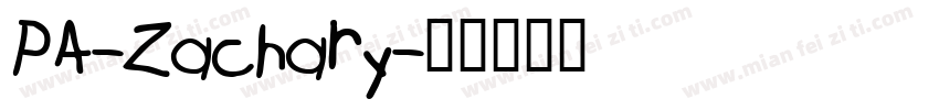 PA-Zachary字体转换