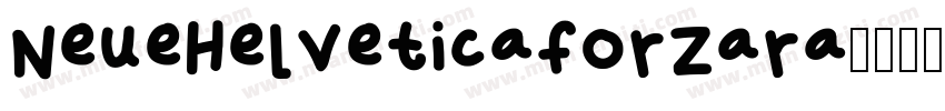 NeueHelveticaforZara字体转换