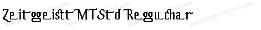 ZeitgeistMTStd-Regular字体转换