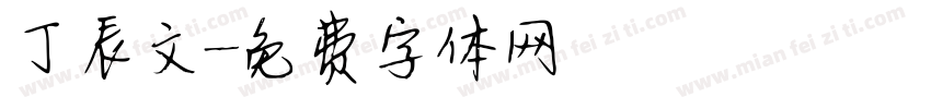 丁辰文字体转换