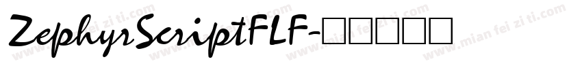 ZephyrScriptFLF字体转换