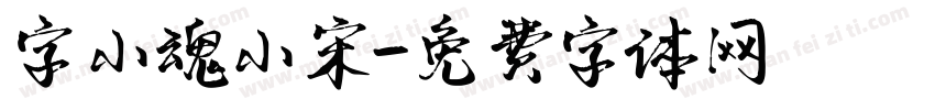 字小魂小宋字体转换
