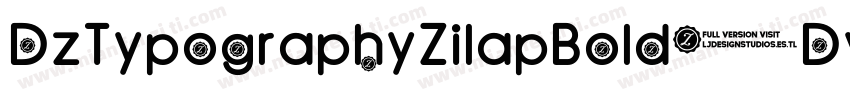 DzTypographyZilapBold-DynW字体转换