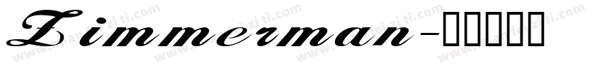 Zimmerman字体转换