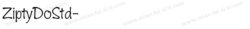 ZiptyDoStd字体转换