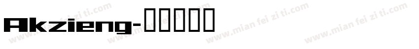 Akzieng字体转换