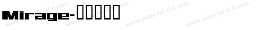 Mirage字体转换