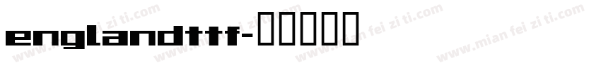 englandttf字体转换