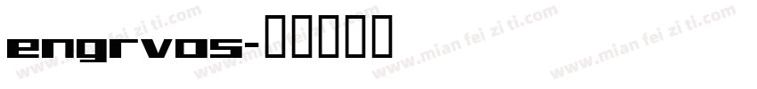engrvos字体转换