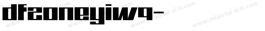 DFZoneYiw9字体转换
