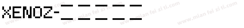 xenoz字体转换