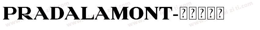 PradaLamont字体转换