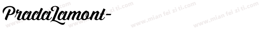 PradaLamont字体转换