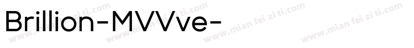 Brillion-MVVve字体转换