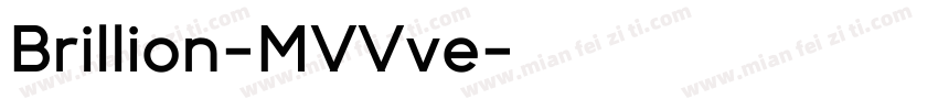 Brillion-MVVve字体转换