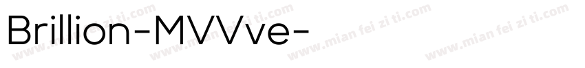 Brillion-MVVve字体转换