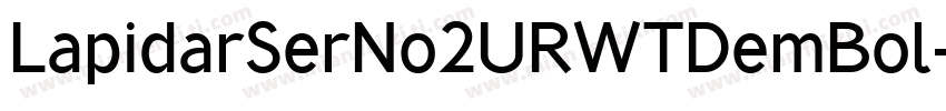 LapidarSerNo2URWTDemBol字体转换