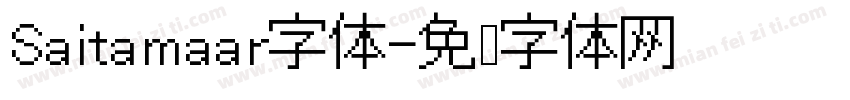 Saitamaar字体字体转换