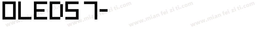 OLED5x7字体转换