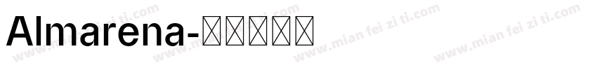 Almarena字体转换