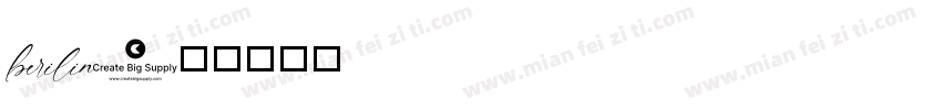 berilin字体转换