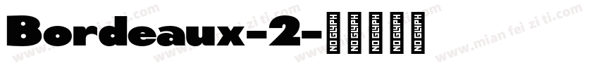 Bordeaux-2字体转换
