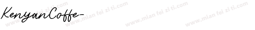 KenyanCoffe字体转换