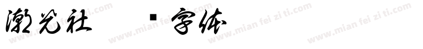 潮光社字体转换