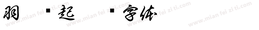羽你艺起字体转换