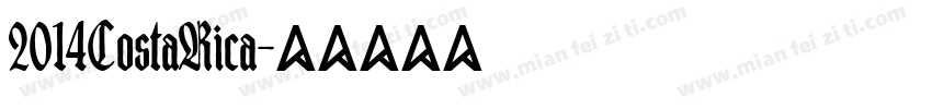 2014CostaRica字体转换