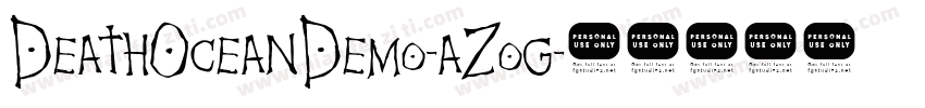 DeathOceanDemo-aZog字体转换