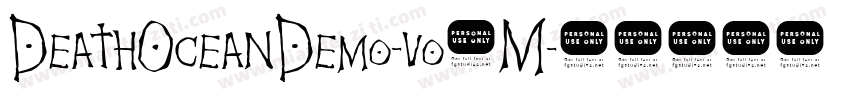 DeathOceanDemo-vo8M字体转换