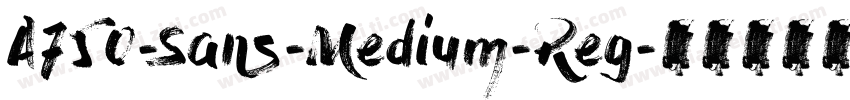 A750-Sans-Medium-Reg字体转换