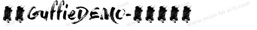 英文GuffieDEMO字体转换