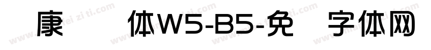 华康华综体W5-B5字体转换