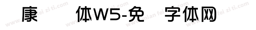 华康华综体W5字体转换