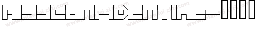 MissConfidential字体转换