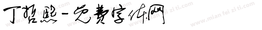 丁哲熙字体转换