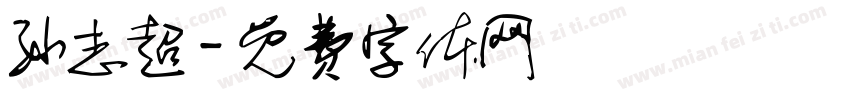 孙志超字体转换