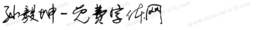 孙毅坤字体转换