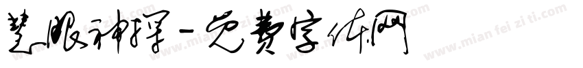 慧眼神探字体转换