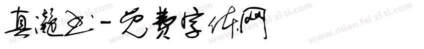 真凝书字体转换