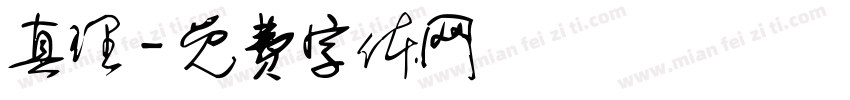 真理字体转换