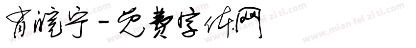 肖皖宁字体转换