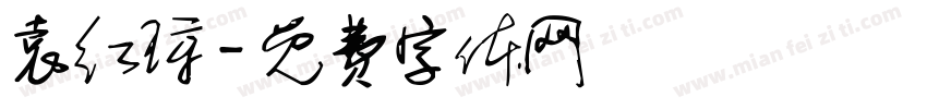 袁红琼字体转换
