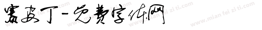 赛皮丁字体转换
