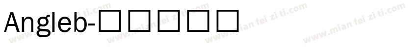 Angleb字体转换