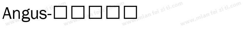 Angus字体转换