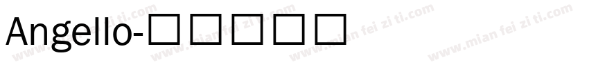 Angello字体转换