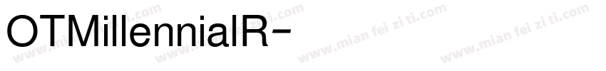 OTMillennialR字体转换